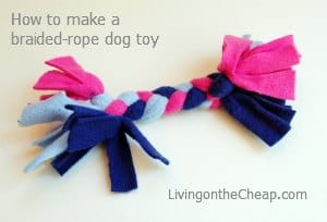 How to make a braided-rope dog toy