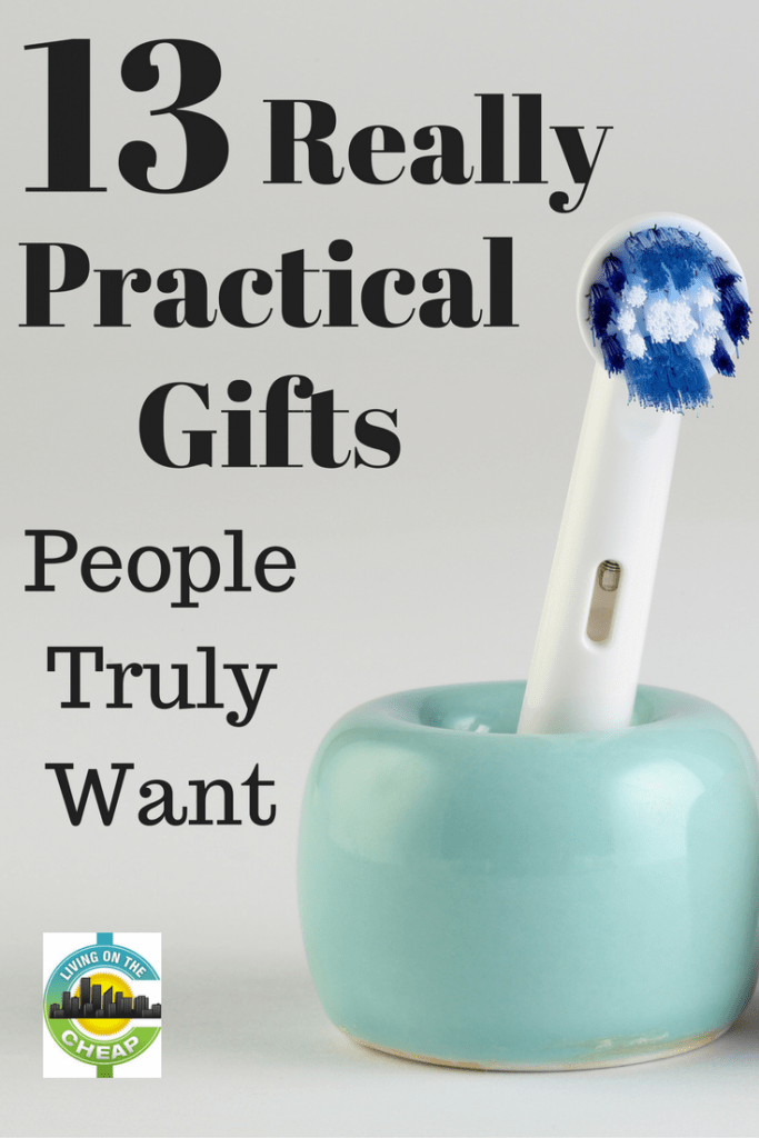 we often opt for the practical over the sexy when it comes to giving. Plus, the “perfect” gift that’s actually unwanted or unused is a waste of money. Sometimes the practical gift actually comes in handy, making it the item that’s remembered the longest.