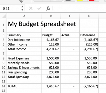 Budget Screenshot 4