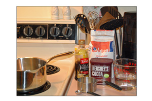 Ingredients for Make Your Own Chocolate Syrup