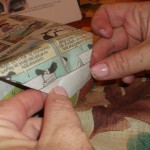 easy gift bag to make from newspaper