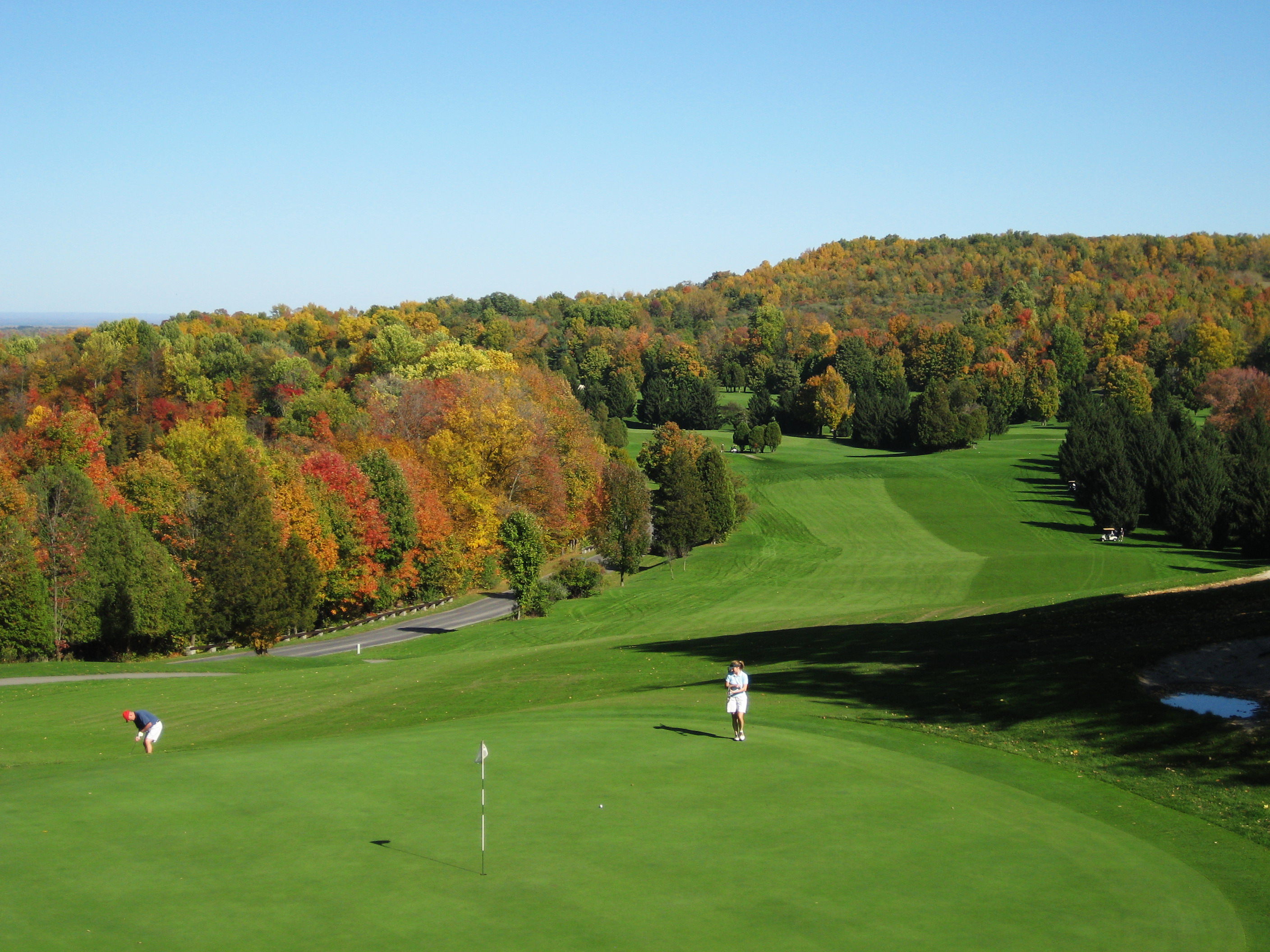 Golf course at Green Lakes State Park, Fayetteville, NY Living On The