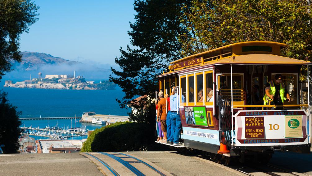 Powell Hyde Cable Car Alcatraz San Francisco