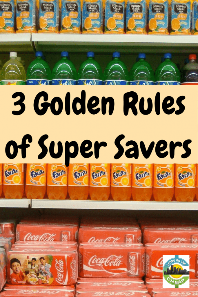 Super savers are often asked, "How did you do that?" The secret is that savers are flexible, organized and value money over time. But for many, "I just don't have time" is the excuse that prevents the everyday shopper from being truly committed to saving money at the grocery store. However, once you see how a few hours a week can keep more money in your bank account, it's hard not to be hooked. You can even find a great source of manufacturer's coupons right here on Living on the Cheap. And, as always, manufacturers load new coupons at the start of the month.  Here are the three golden rules all cheapskates follow, when it comes to saving big bucks in the grocery aisle: