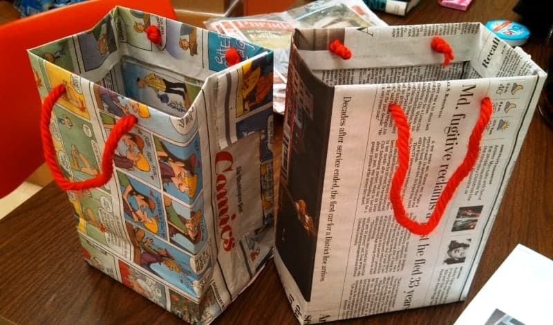 Recycle Old Newspapers To Make Your Own Bags | Diy wallet paper, Diy paper  bag, Newspaper crafts