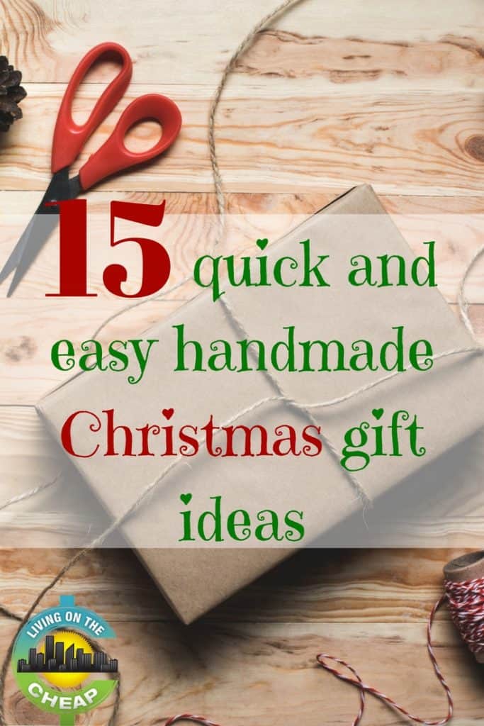 Christmas gift ideas for easy to make, unique, special handmade gifts