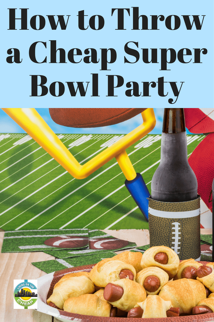 Big events don’t have to equal big spending. A little food, some libations, a few decorations and a TV, and you’ve got the makings for a great Super Bowl party. If you’re having friends over to watch the game, here are some ideas that can help you keep the price tag under control.