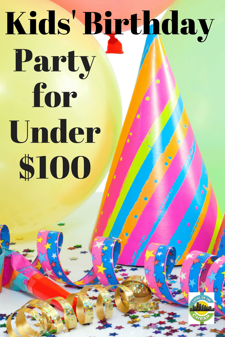 But it's simple to throw a child's party on your own without spending a small fortune. A party your child and guests will love can be easily pulled together for under $100; how much under depends on your specific needs.