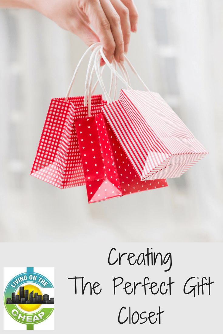 Creating a gift closet has many benefits. You save money and time. And you never have to wonder what you will buy again