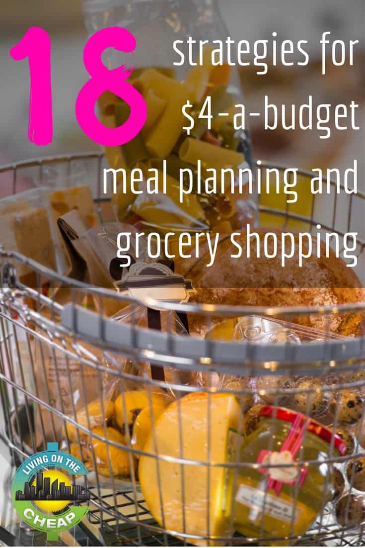 La récente tendance à la planification de repas à budget de 4 $ par jour a été popularisée par Leanne Brown dans son livre en ligne gratuit " Good and Cheap,"développé principalement pour les personnes utilisant les prestations du SNAP (coupons alimentaires). Lorsque j