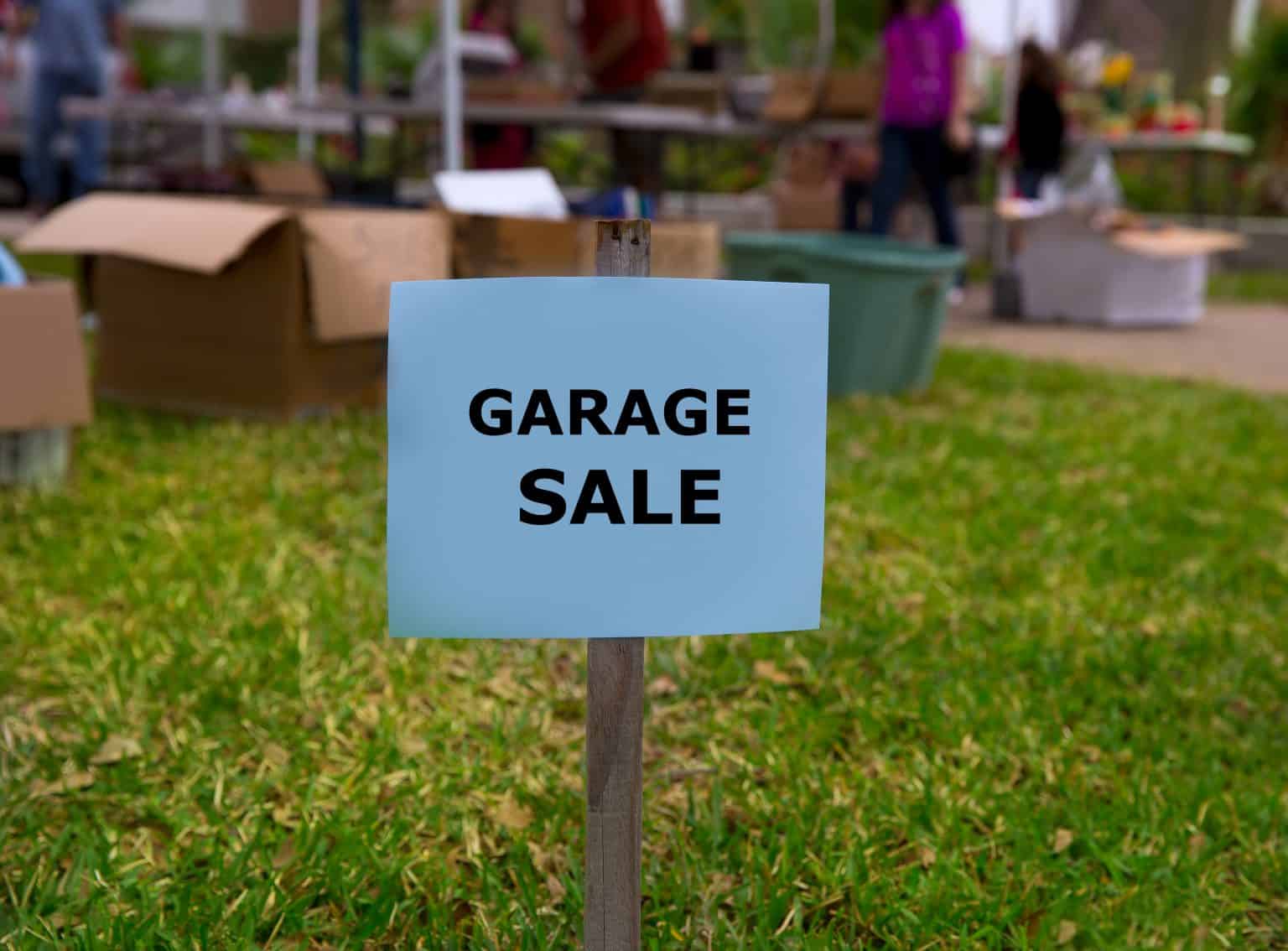 Use our garage sale tips to turn unwanted household goods into cash