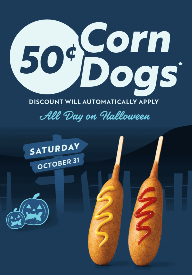 Sonic Drive-In offers 50-cent corn dogs on Halloween - Living On The Cheap