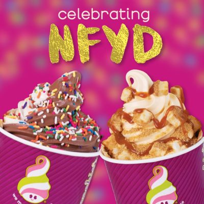 Menchie's swirls buy-one-get-one free froyo & toppings on National ...