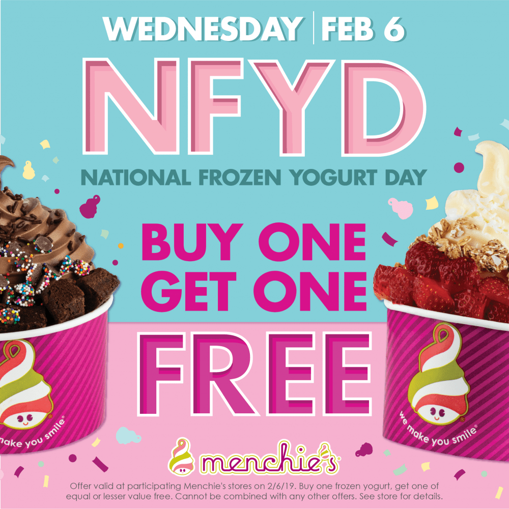 Menchie&#39;s serves BOGO free frozen yogurt with toppings - Living On The Cheap