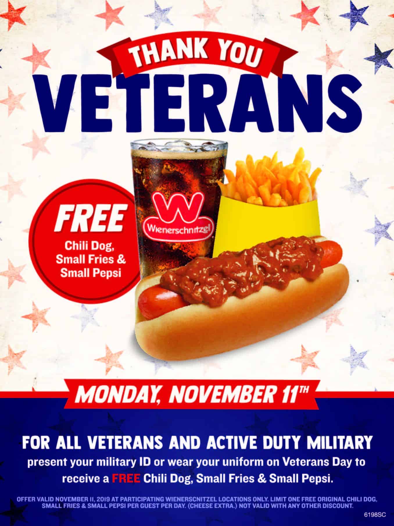 Veterans Day freebies and deals 2020 Living On The Cheap
