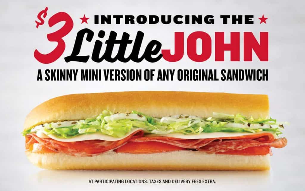 Jimmy John's offers Little John sandwich for just 3 Living On The Cheap