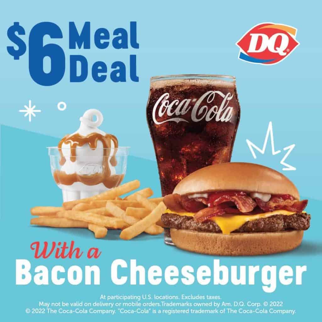 Get 6 Meal Deal (includes sundae!) at Dairy Queen Living On The Cheap