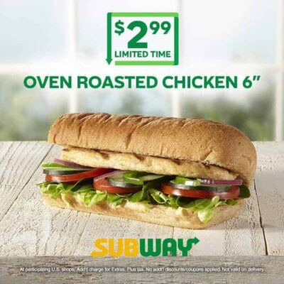 Subway offers two 6