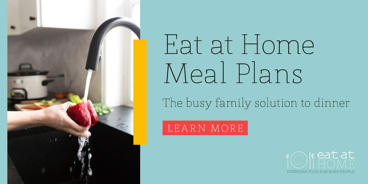 Eat at Home maaltijdplannen advertentie