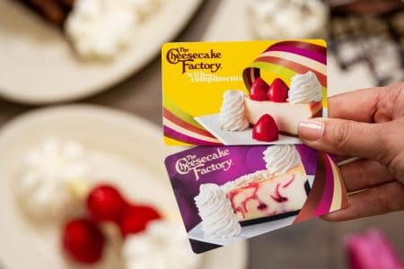 Cheesecake Factory gift cards