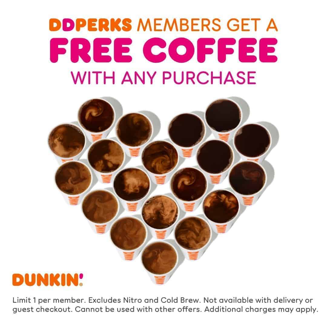 Dunkin' national coffee day Living On The Cheap