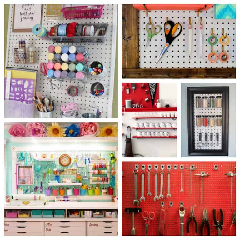 How to organize your life with pegboard Living On The Cheap