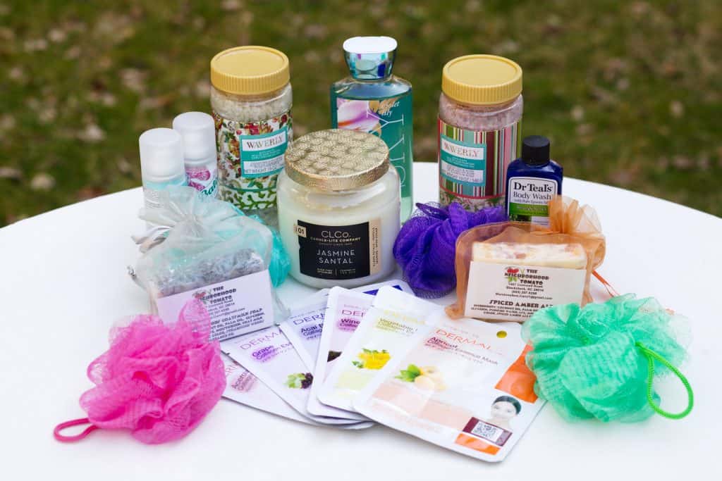 DIY spa day gift basket Living On The Cheap