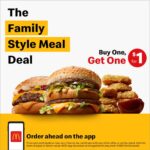 McDonald’s offers buy-one-get-one for $1 deal on menu favorites