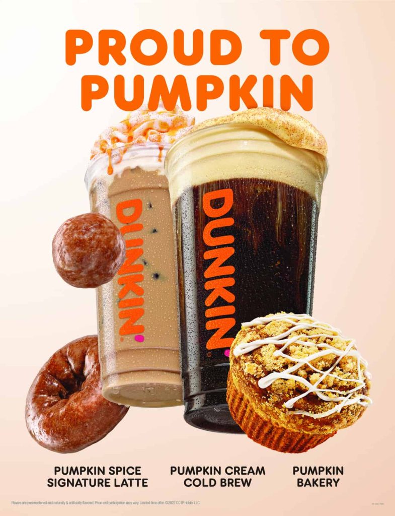 Dunkin's fall menu offers 3 pumpkin cold brews and lattes Living On