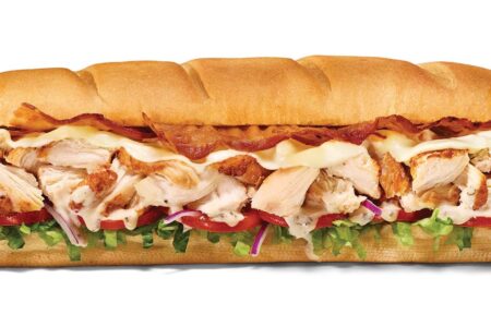 Subway footlong sandwich