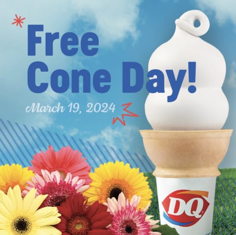 Dairy Queen Hosts Free Cone Day on March 19 - Living On The Cheap