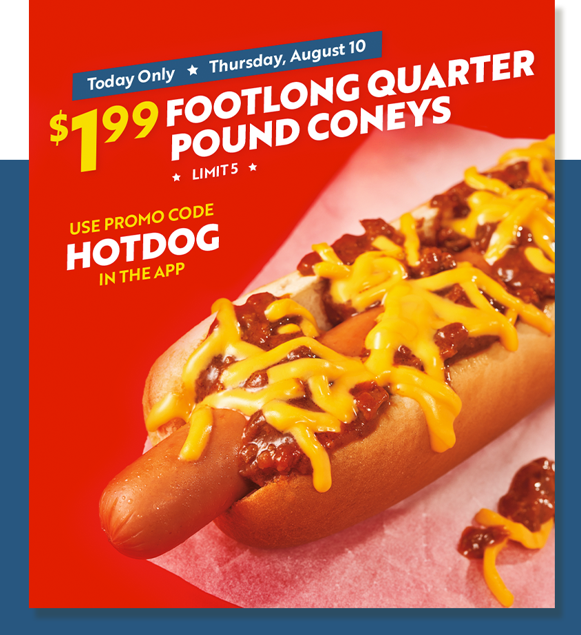 sonic hot dog Living On The Cheap