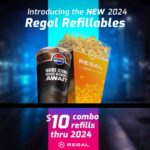 Enjoy cheap popcorn and soft drinks all year long in 2024 at Regal Cinemas