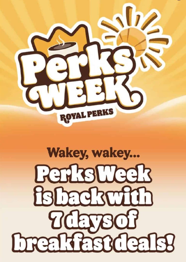 Burger King offers free food for 7 days with Perks Week - Living On The ...